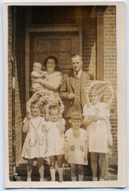 02   Gezin meester G. v.d. Woude   hoofd Geref. school