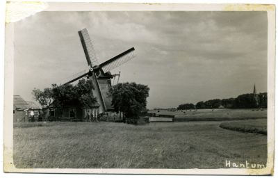 A 03   Zicht op Hantumer molen