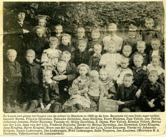 Schoolfoto Hantum I   1909
