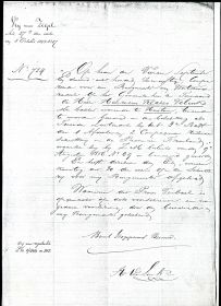 95   Henricus Clases Vellink   akte beediging tweede luitenant  1846 