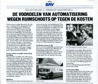 SRV formule artikeltje