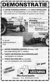 boerenleven   advertentie rondebalenpers