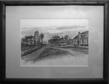 hantumhuizen   dorpsgezicht met cafe