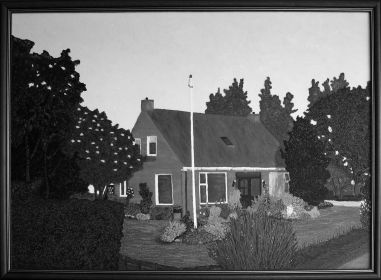 hantumhuizen   schilderij huis theo en alie vd heide