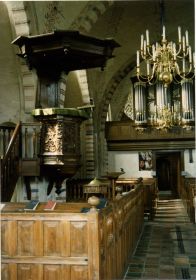 NH kerk Hantumhuizen   interieur  