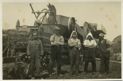 oude dorsmachine hiaure