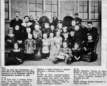k   schoolfoto bijz. school hantum  